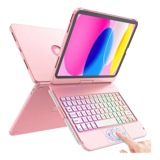 Funda Con Teclado Táctil Para iPad A16 11 2025 Y 10ª Gen 10