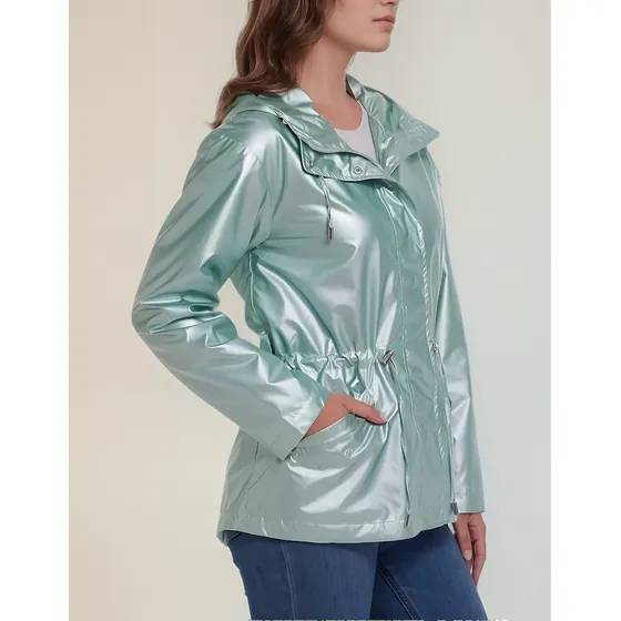 Chamarra Para Mujer Ligera Elegante Resistente Al Viento