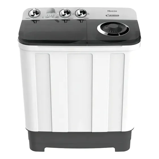 Lavadora Semiautomática Hisense Dos Tinas 11 Kg Wsa1102pcn1 Color Blanco