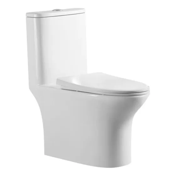 Vasos Sanitários Modernos Linha Mx100 Monobloco Tampa Slow Cor Branco Modelo Mx102