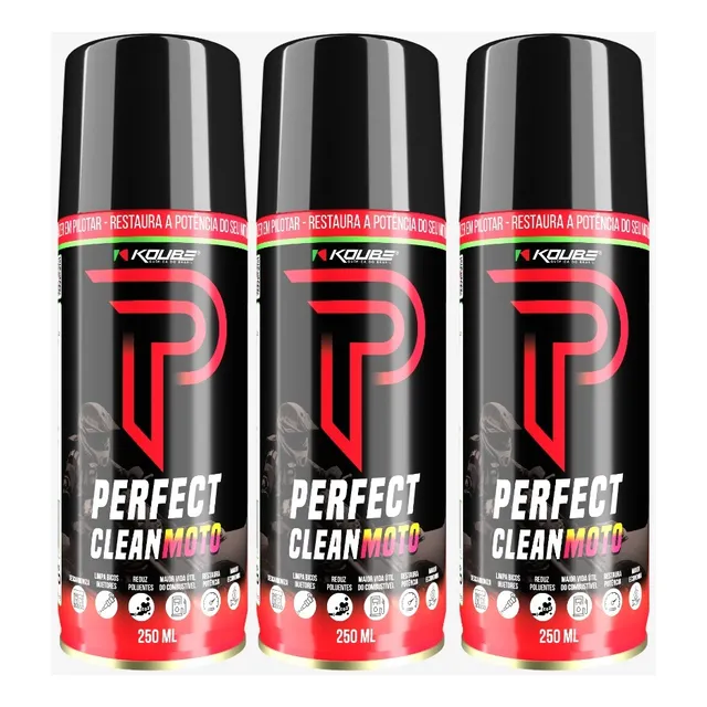 Kit Perfect Clean Moto 250ml (3 Unidades)