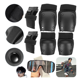 Coderas Rodilleras Protección Patinaje Muñeca Ajustable,7pcs Coderas Rodilleras Protección Patinaje Muñeca Ajustable,7pcs