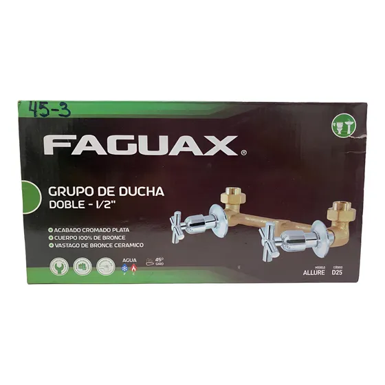 Grupo De Ducha Doble 1/2´´ Modelo Allure Faguax