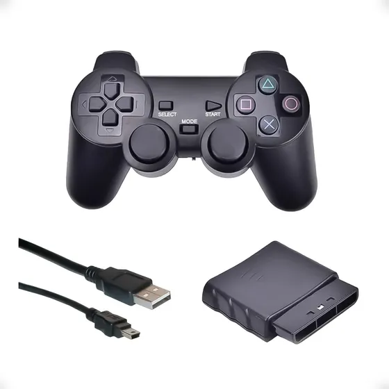 Control Joystick Xtreme Inalámbrico Para Pc / Ps2 / Ps3 -Color Negro