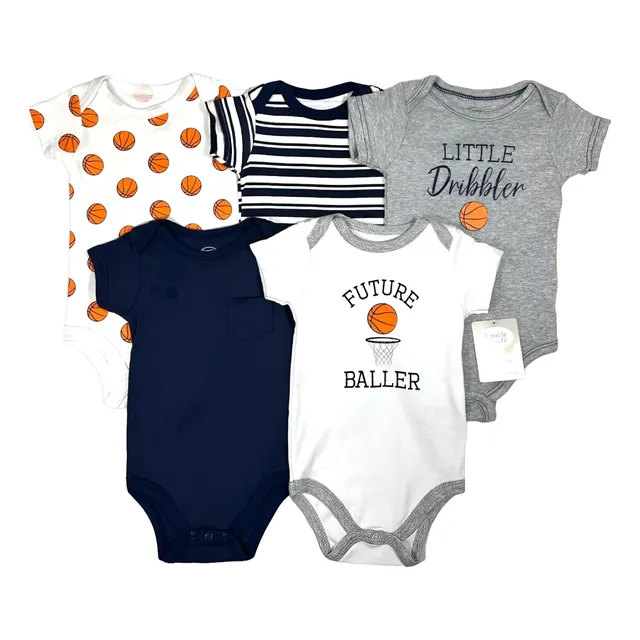 Set Pack De 5 Bodys Mamelucos Hudson Baby Original Bebe Niño