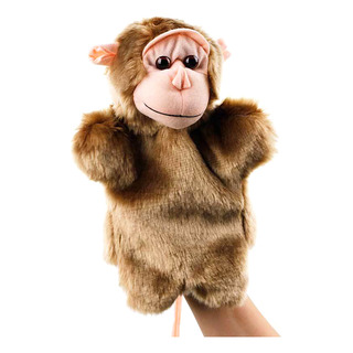 Títeres De Peluche De Mono, Bonita Marioneta De Mano Para Ni Títeres De Peluche De Mono, Bonita Marioneta De Mano Para Ni