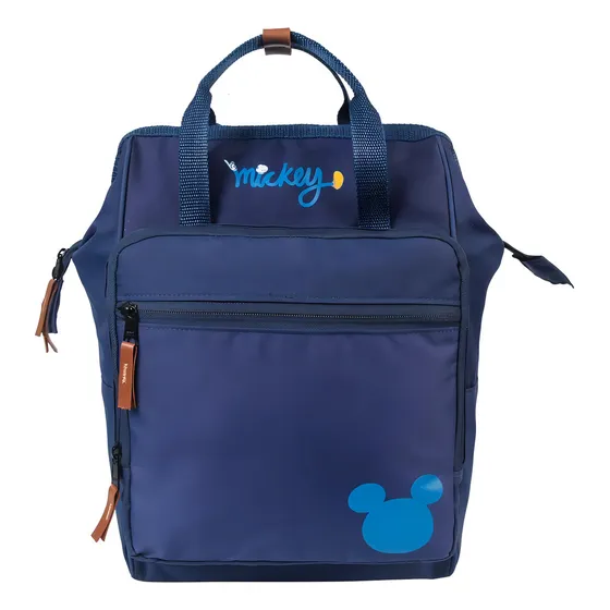 Baby Bag Mochila Mickey Mouse Azul Marinho C/trocador Disney Cor Azul-escuro 03750