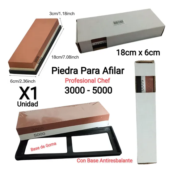 Piedra Amoladora Profesional Afilar Grano 5000 3000