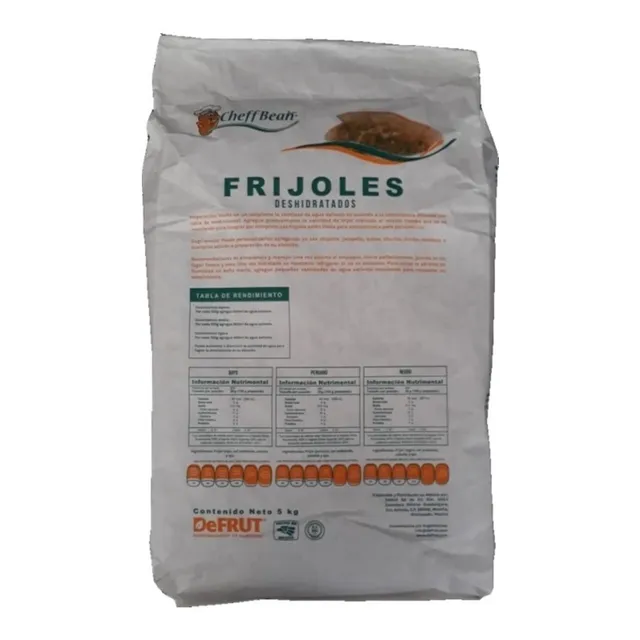 30 Kg Frijol Negro Deshidratado 6 Bolsas De 5kg Rinde 120kg