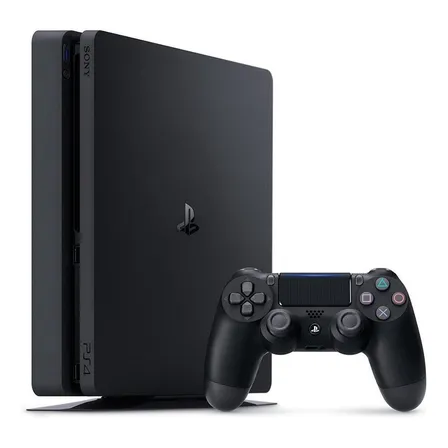 Sony PlayStation 4 Slim CUH-20 500GB Standard color negro azabache 2020 - Excelente (Reacondicionado)