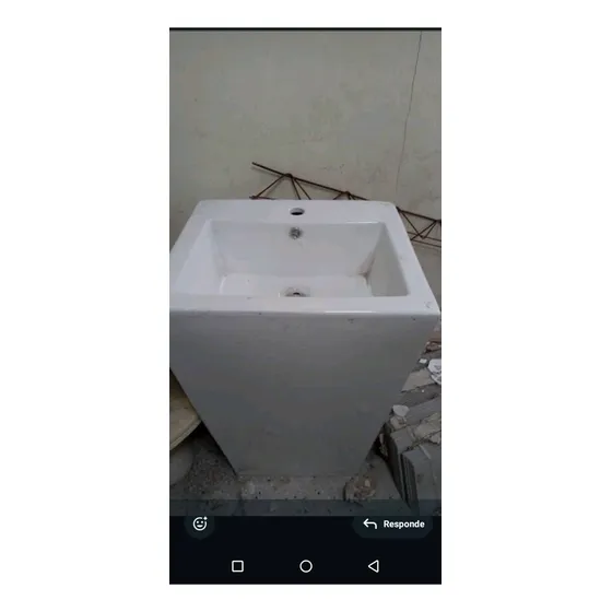 Lavamanos Pedestal Cuadrado