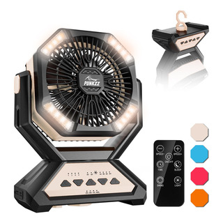 Ventilador Portátil Camping Acampar Con Led 20000mah 12inchs Ventilador Portátil Camping Acampar Con Led 20000mah 12inchs