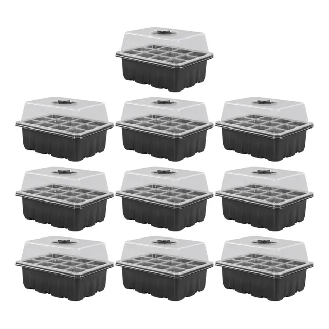 Pack 10 Germinador De Semillas Mini Invernadero Semillero