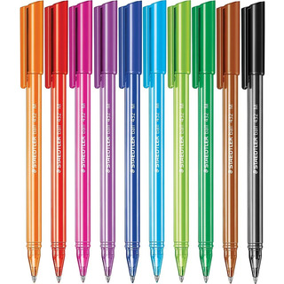 Staedtler Bolígrafo Triangular Ball Pen 432 M 10pz Staedtler Bolígrafo Triangular Ball Pen 432 M 10pz