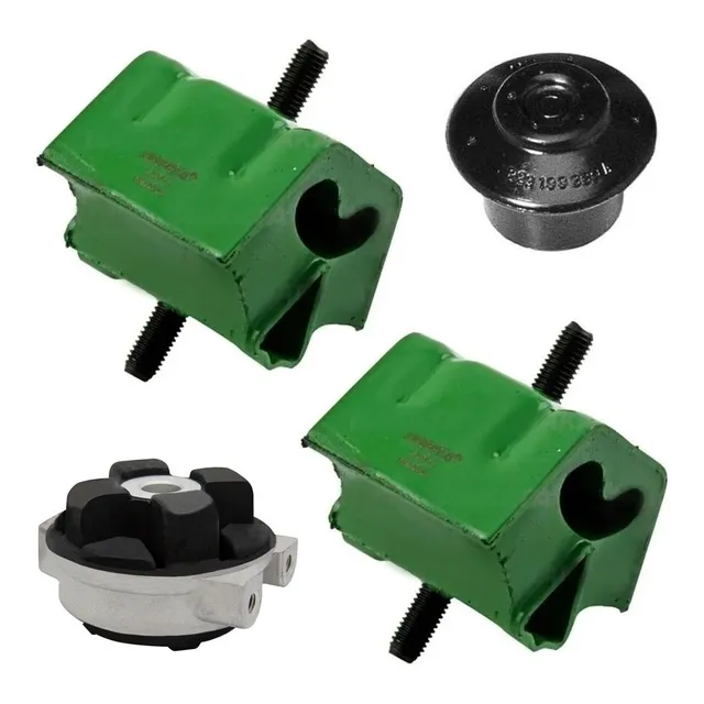 Kit 4 Coxim Motor Câmbio Gol Bola 95 96 97 98 99 2000 Ap Cht