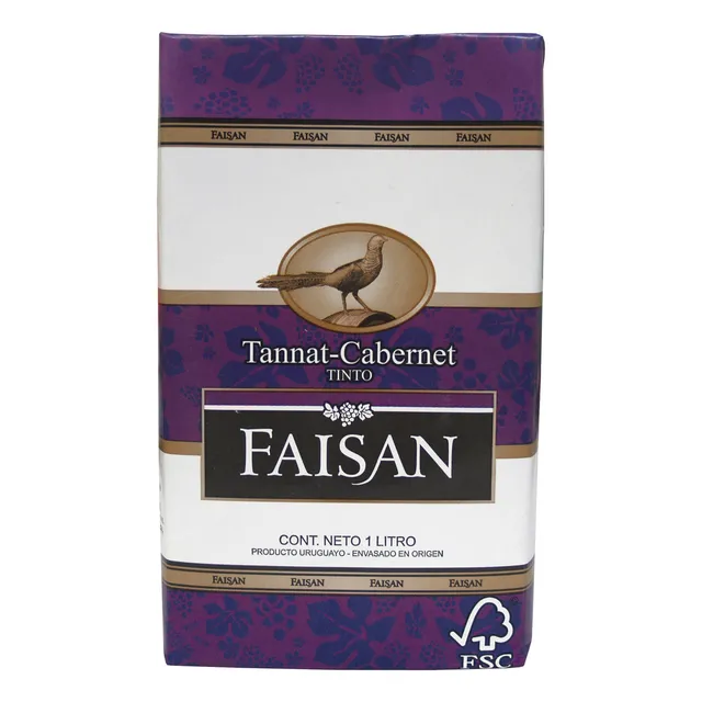 Vino Tetra Faisan Tannat/cabernet 1 Lt