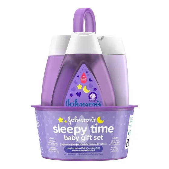 Set De Johnson's Para Bebé Champú, Jabón Líquido Y Crema