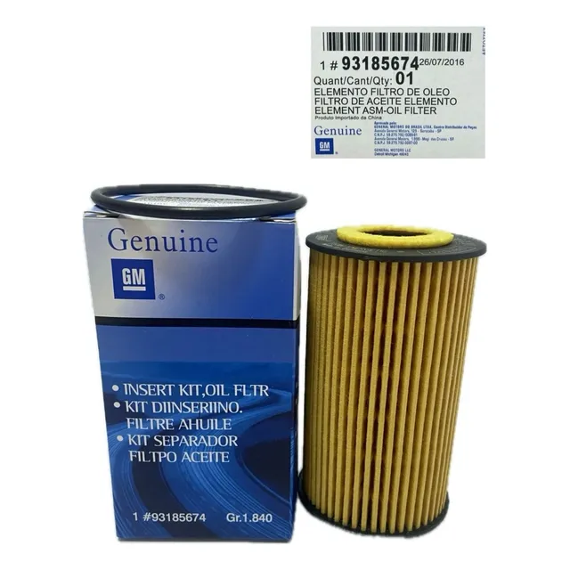 Filtro Aceite Motor Chevrolet Cruze Gm 2011 2012 2013 2014 