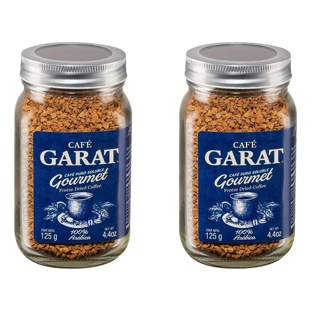 Café Soluble Garat Gourmet 125 G (2 Frascos)