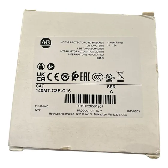 Allen Bradley 140mt-c3e-c16 Interruptor Automatico Motor