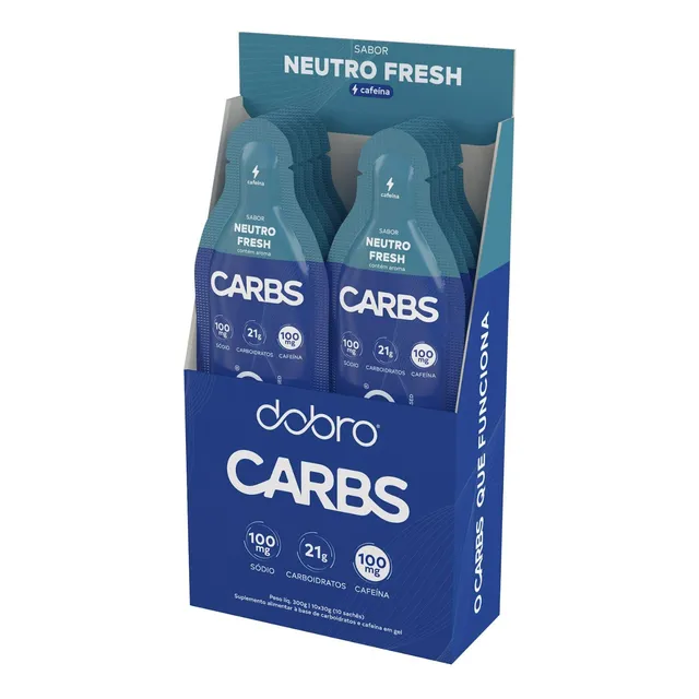 Carbs Gel Fresh Com Cafeina 10 Unid (10x 30g)  Dobro
