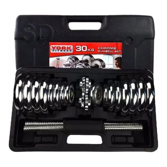 Set De Mancuernas De 30 Kg