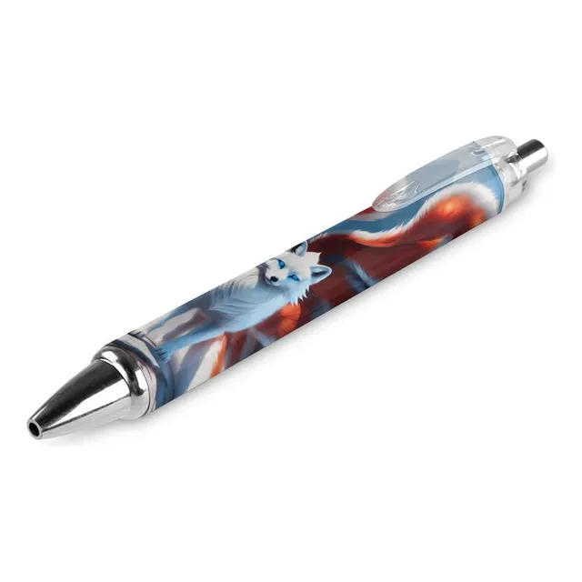 Boligrafo Retractil Tinta Gel Premium Zorro Nueve Cola Extra