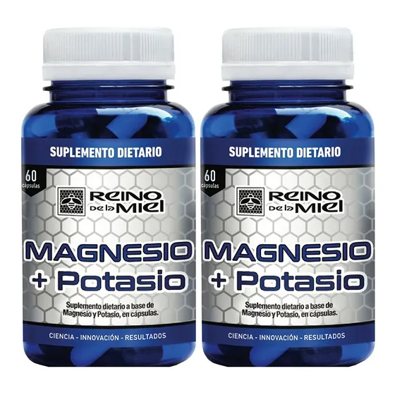 Cápsulas Magnesio + Potasio Pack X 2 Frascos