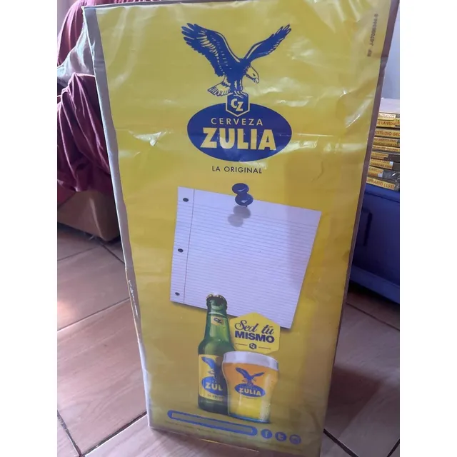 Afiche Publicidad Cerveza Zulia Año 2022 63cmx29cm