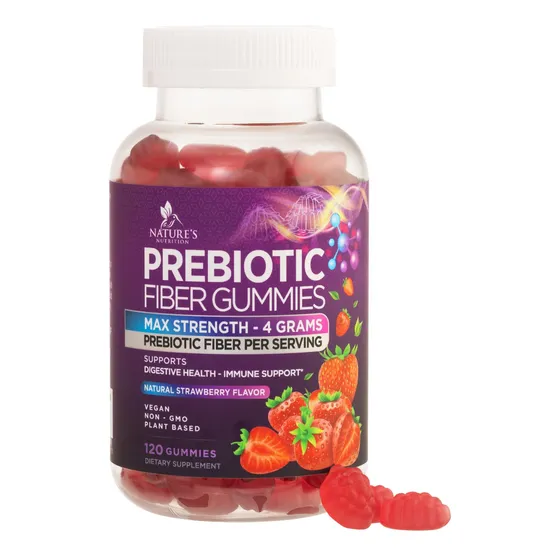 Suplemento Diario De 4 G De Fiber Gummies Nature's Nutrition