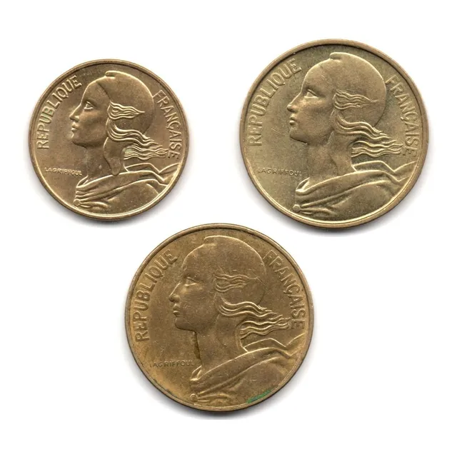 Francia 5 Y 10 Céntimos 1972 A 1984 