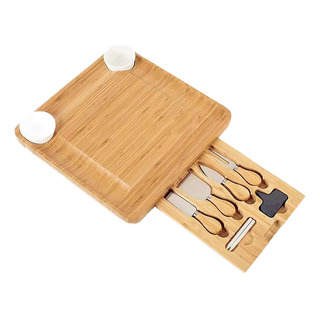 Juego De Cuchillos Y Tabla De Quesos, Bandeja Para Servir De Juego De Cuchillos Y Tabla De Quesos, Bandeja Para Servir De