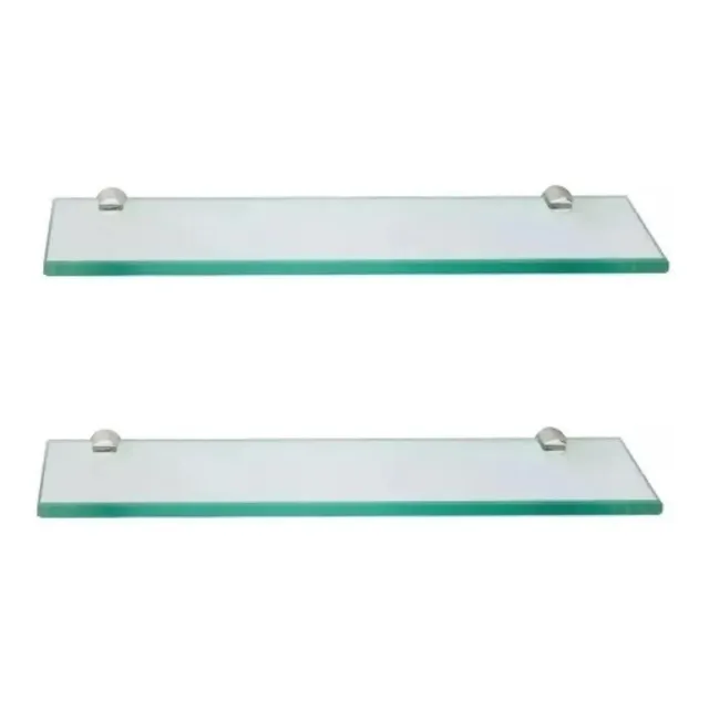 Prateleira De Banheiro Vidro Suporte Porta Shampoo Box - 2un
