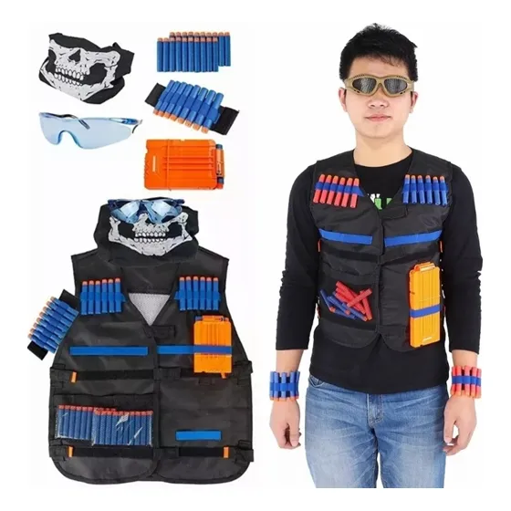 Kit De Chaleco Táctico Para Niños Para Nerf Guns N-strike El