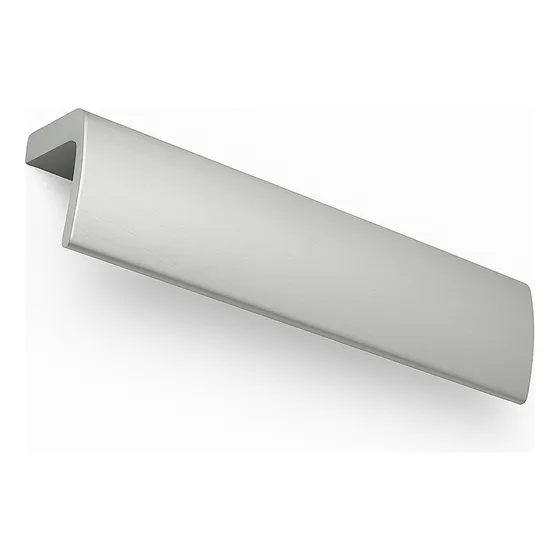 Manija Tirador Aluminio Lyon P/ Muebles De Cocina 96mm Gris Anodizado Lyon De 96