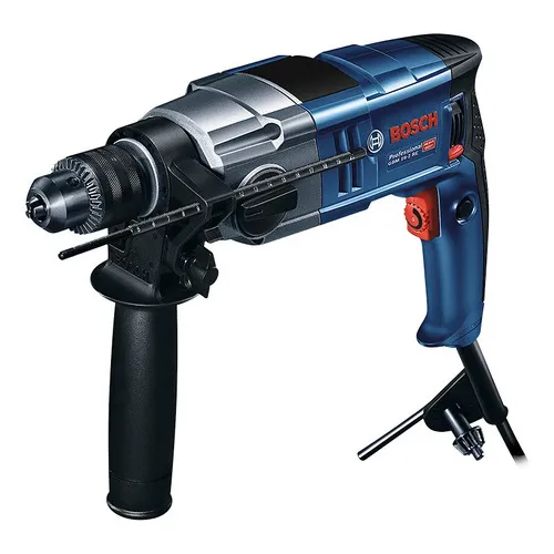 Taladro percutor eléctrico Bosch GBM 16-2 RE + accesorio con taladro industrial 1/2 pol 800w gbm 16-2 re sin impacto