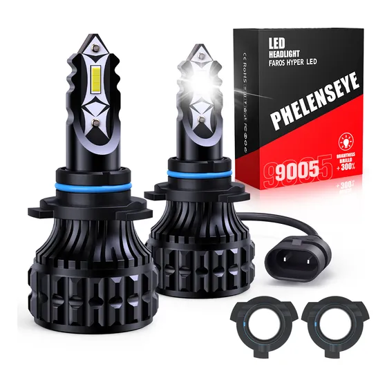 Auto Kit De Faros Led H4 9005 H11 H7 Focos 110w Phelenseye