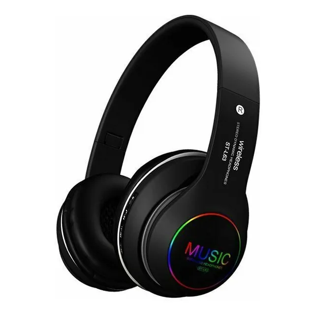 Audífonos Mega Bass St-l63 Inalámbricos Noise Cancelling 