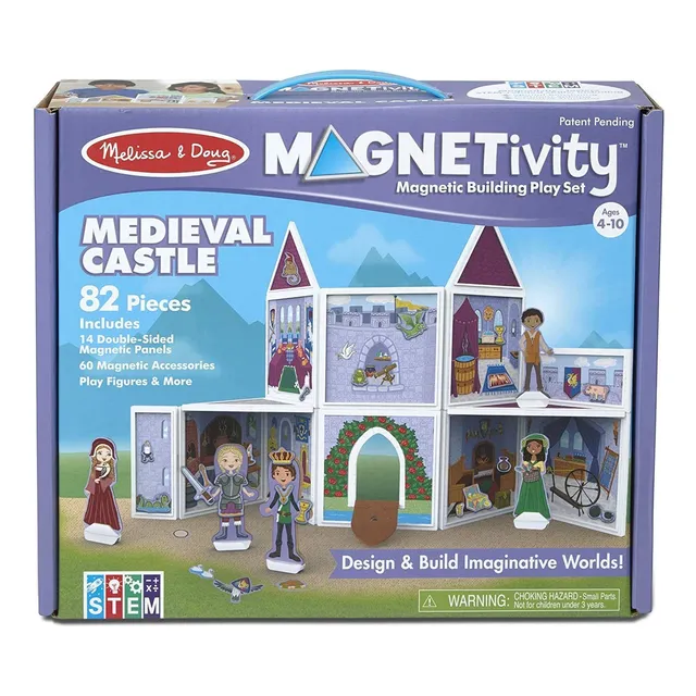 Set De Construcción Magnético Castillo Medieval