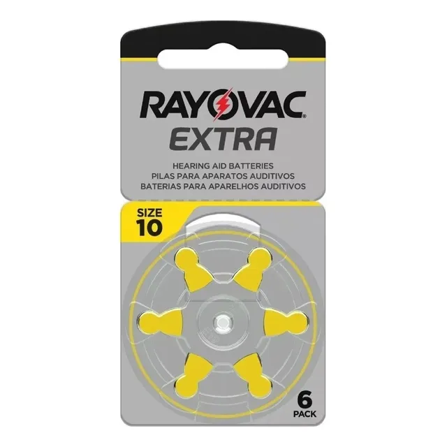 Pilas Audífono Rayovac Extra Advanced 6un Modelos 10-13-312
