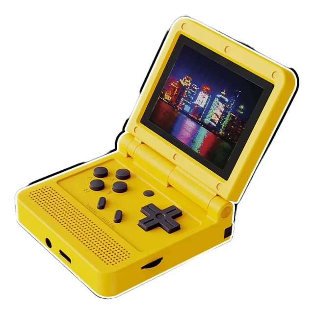 V90 Consola De Videojuegos Portatil Flip Con Tarjeta Tf 16g