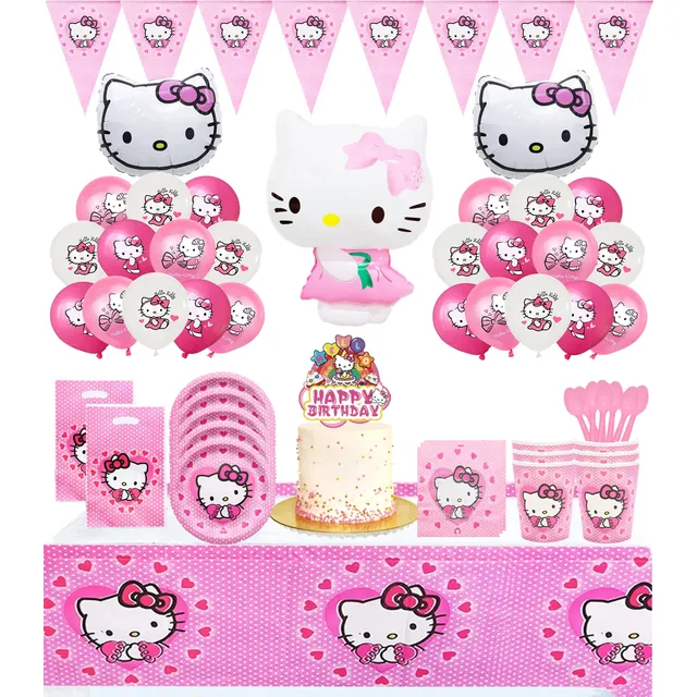 Pack Full Cumple Globos Cotillon Cucharas X10 Varios Diseños