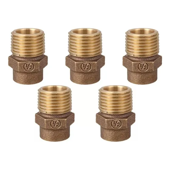 Terminal Bronce 1/2 So-he Pack De 5 Unidades