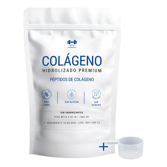 Colágeno Hidrolizado En Polvo 1 Kg /genu-in Importado Brasil
