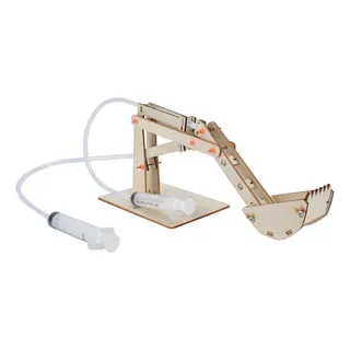 Modelo De Excavadora Educativa, De Bricolaje, Con Vástago Hi Modelo De Excavadora Educativa, De Bricolaje, Con Vástago Hi