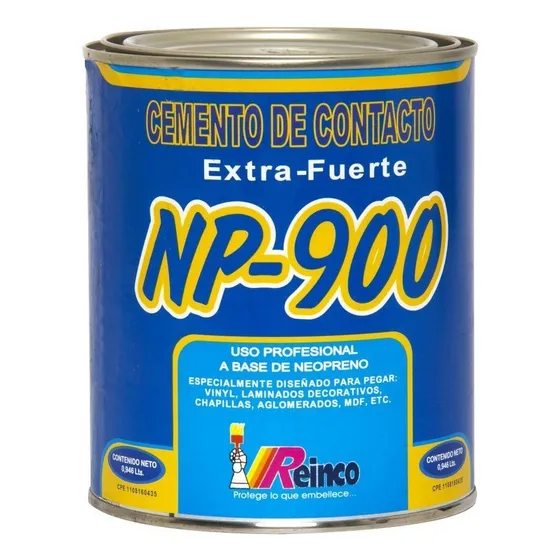 Cemento De Contacto Pega Amarilla Reinco 1/4 Gal Zapato Carp