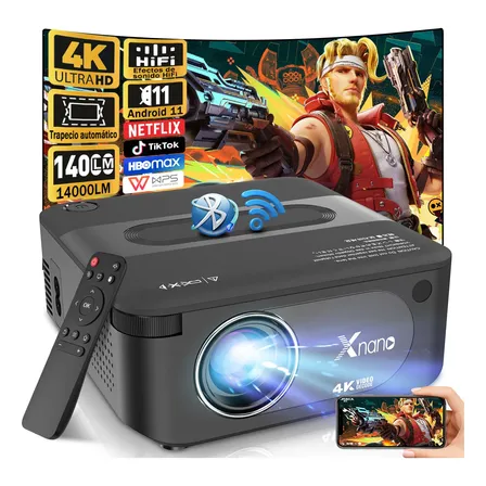 Projetor Profissional Android Smart Wifi Preto 127/220v