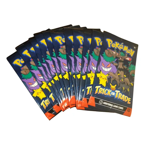 Pack 5 Sobres Pokémon Trick Or Trade 2024