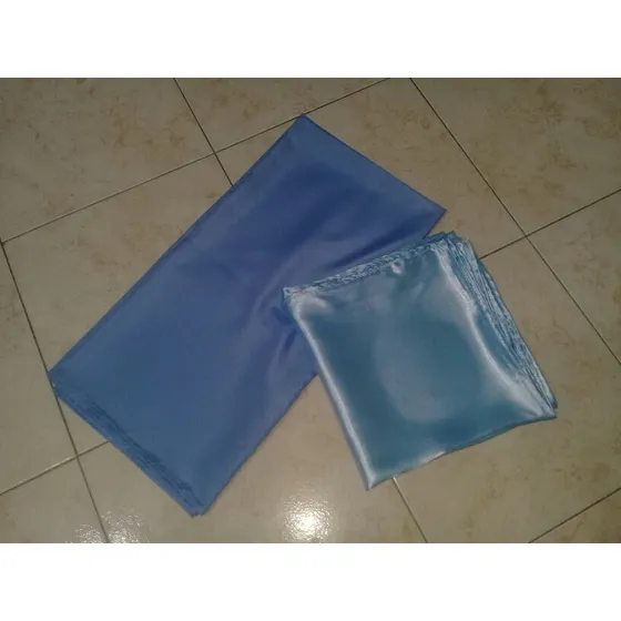 Pañuelo Celeste Raso .batista De 1 Metro _ Precio X Unidad 