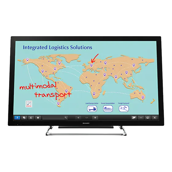 Pantalla Interactiva Tactil 40  Sharp Pnl-401c